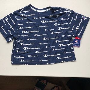 Champion cropped tee